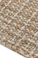 Alfombra de sisal a cuadros